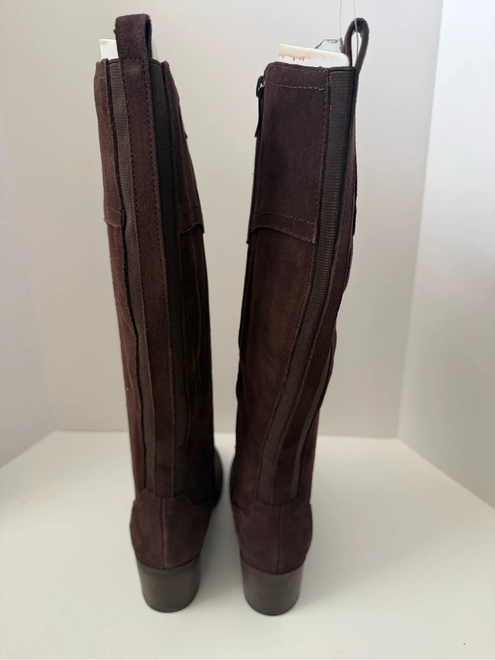 Easy Spirit Grazes Brown Suede Knee High Boots Size 7.5 NIB